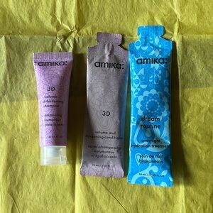 Amika 3D Volume and Dream Routine Set - Purple and Blue